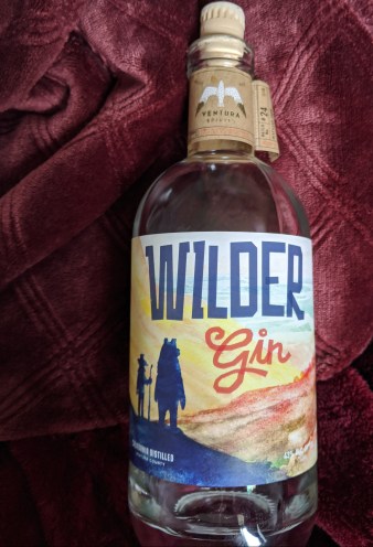 bottle of Wilder Gin from Ventura Spirits company